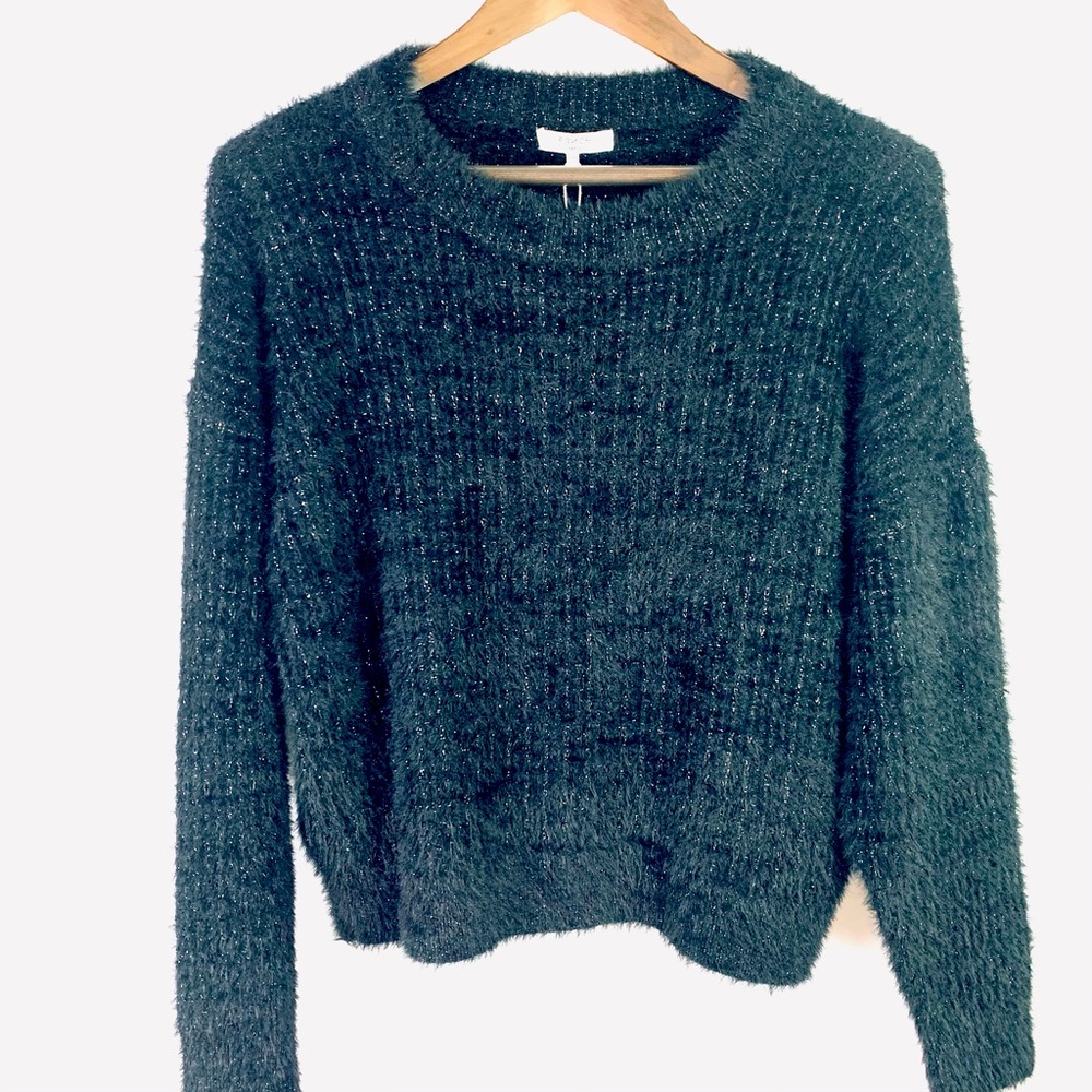 FRNCH Long Sleeve Fuzzy Sweater Size S/M (2-6) NWT